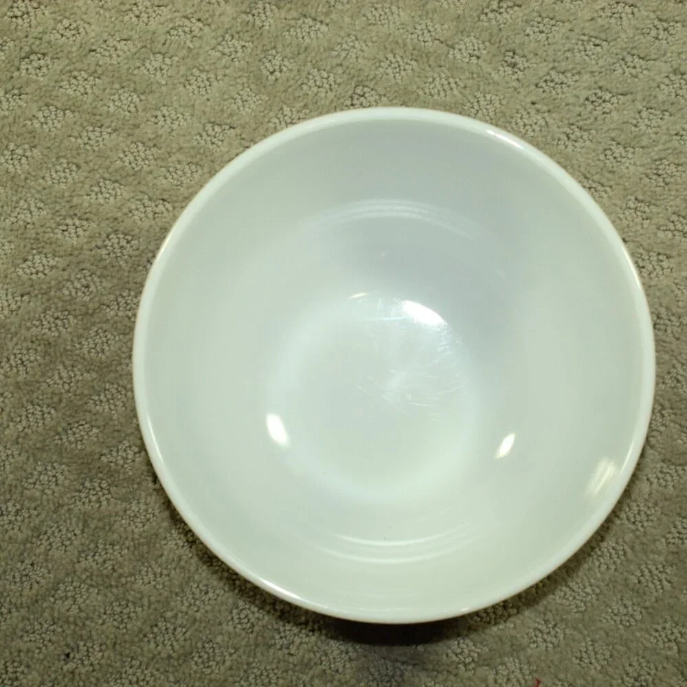 1970's Set of 4 Vintage PYREX Homestead Mixing Bowls 401 - 040 Tan Blue